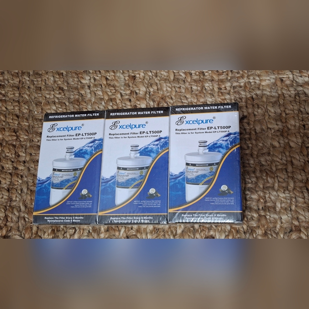 Ice Pure EP-L500P Refrigerator Water Filter For Samsung  set of 3 NEW